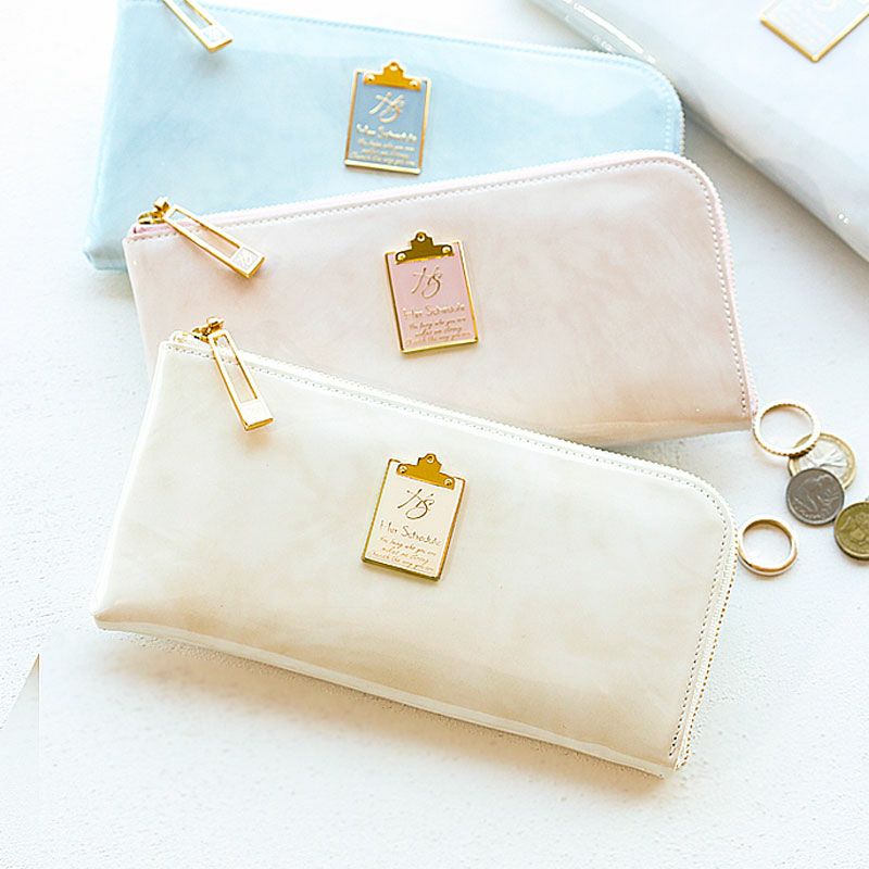 美品】HerSchedule(ハースケジュール) 長財布 セピアブロッサム 厚ぼったく 