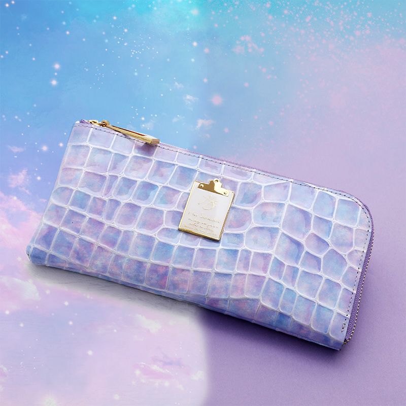 紫色の財布「ハースケジュールのevening stars（イブニングスターズ）」