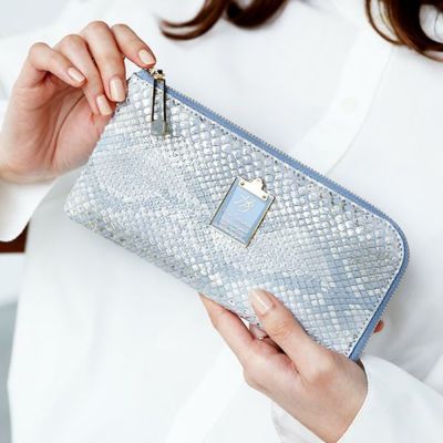 Her Schedule パイソン黒長財布●中古品 Her Schedule(ハースケジュール)公式ショップ