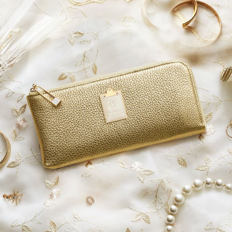 お財布が寄ってくる黄色の財布おすすめ|HerSchedule(ハースケジュール)amore シャンパンゴールド